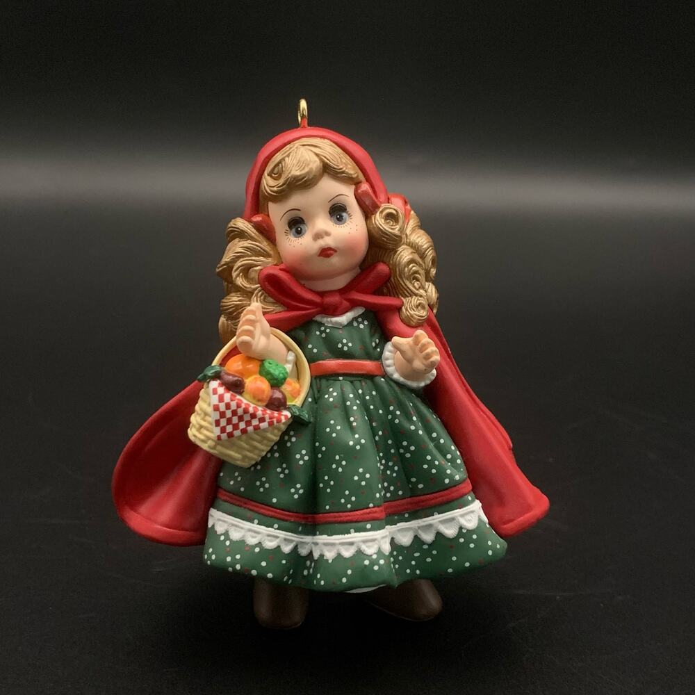 Vintage 1997 Hallmark Madame Alexander Christmas Ornament Little Red Riding Hood